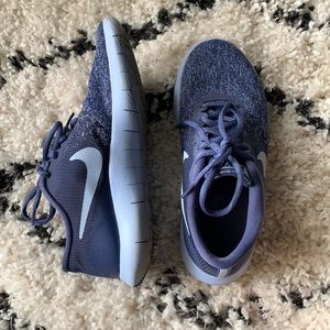 Nike flex blue sneakers
